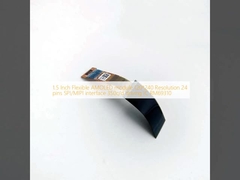 1.5 इंच लचीला AMOLED मॉड्यूल 120*240 रेज़ोल्यूशन 24 पिन SPI/MIPI इंटरफ़ेस 350c/d ड्राइविंग IC RM69310