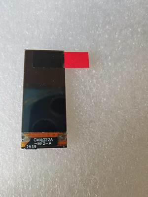 1.1 Inch  AMOLED Display Module with 126*294 Resolution and 450cd/m2  oncell touch  4-SPI interface