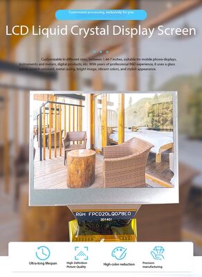 2.0 Inch IPS TFT Display with 320(RGB)x240 Resolution ILI9342C IC  400nits RGB 6bit  interface 3LEDS All View TFT Color Display