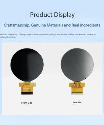 2.1 Inch Round TFT Display 360x360 Resolution with MIPI 1Lane Interface and GC9B72NA IC Circular TFT LCD Screen