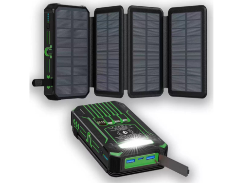 20,000mAh, 22.5W फ़ास्ट चार्जिंग, फोल्डेबल सोलर पैनल, एलईडी लाइटिंग, मैग्नेटिक चार्जिंग